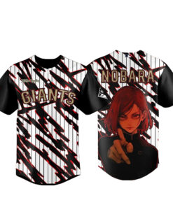San Francisco Giants x Jujutsu Kaisen Night 2026 Nobara Baseball Jersey