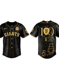 San Francisco Giants x Winnie The Pooh 100th Anniversary Baseball Jersey