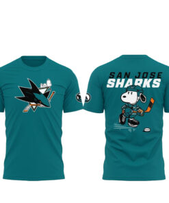 San Jose Sharks x Peanuts and Snoopy 2026 Shirt
