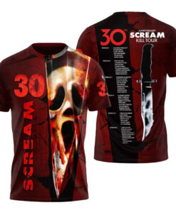 Scream 30th Anniversary Ghostface Kill Tour Shirt