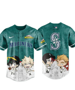 Seatle Mariners My Hero Academia x Anime Night 2026 Baseball Jersey