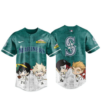 Seatle Mariners My Hero Academia x Anime Night 2026 Baseball Jersey