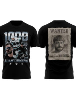 Seattle Kraken Adam Larsson Seattle 1000 Games 2026 T-Shirt