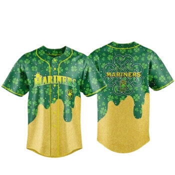 Seattle Mariners Happy St Patrick’s Day 2026 Baseball Jersey