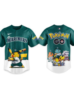 Seattle Mariners Pokemon Go Night 2026 Game Baseball Jersey