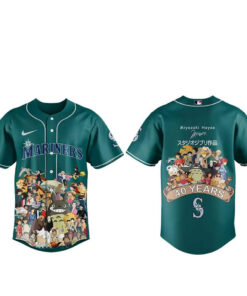Seattle Mariners Studio Ghibli 40th Anniversary 2026 Baseball Jersey