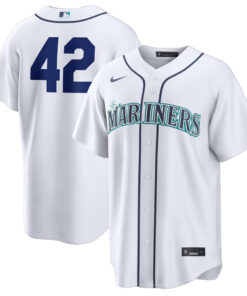 Seattle Mariners White Home 2026 Jackie Robinson Day Baseball Jersey