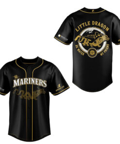 Seattle Mariners x Bruce Lee Foundation 2026 Little Dragon Baseball Jersey