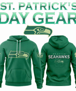 Seattle Seahawks St. Patrick’s Day 2026 Green Celtic Luck Hoodie
