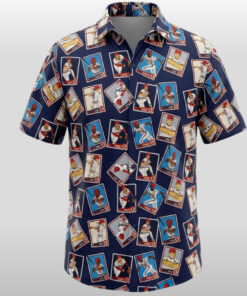St. Louis Cardinals Hall of Fame Baseball Card Hawaiian Shirt