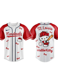 St. Louis Cardinals x Hello Kitty 2026 And Sanrio World Baseball Jersey