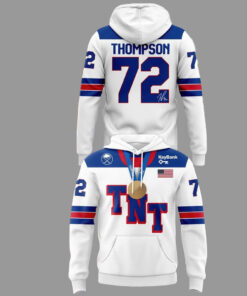 Tage Thompson #72 Buffalo Sabres x Champion USA Milano Cortina 2026 Hoodie