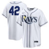 Tampa Bay Rays White Home 2026 Jackie Robinson Day Baseball Jersey