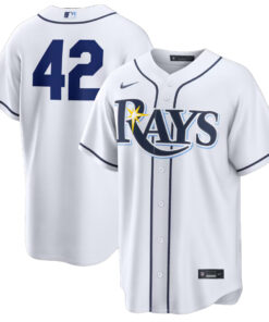 Tampa Bay Rays White Home 2026 Jackie Robinson Day Baseball Jersey