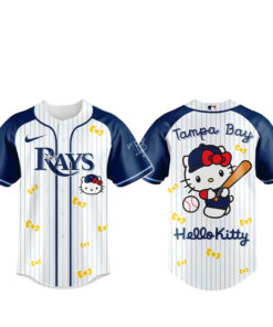 Tampa Bay Rays x Hello Kitty 2026 And Sanrio World Baseball Jersey