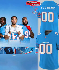 Tennessee Titans Light Blue 2026 Football Jersey