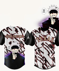 Texas Rangers Jujutsu Kaisen Satoru Gojo 2026 Baseball Jersey