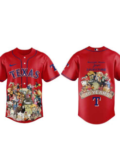 Texas Rangers Miyazaki Hayao 40 Years Of Studio Ghibli 2026 Baseball Jersey