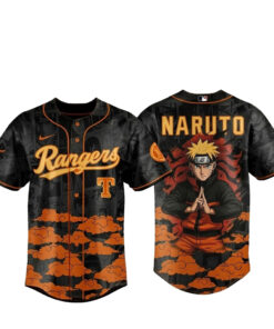 Texas Rangers Naruto 2026 Anime Night Baseball Jersey