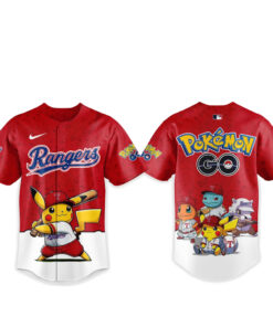 Texas Rangers Pokémon GO Night 2026 Game Baseball Jersey