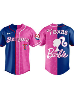 Texas Rangers x Barbie Night Game 2026 Baseball Jersey