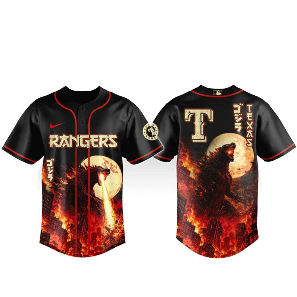 Texas-Rangers-x-Godzilla-King-of-Monsters-Baseball-Jersey.jpg Texas Rangers x Godzilla King of Monsters Baseball Jersey