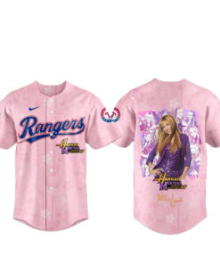 Texas Rangers x Hannah Montana 20th Anniversary Baseball Jersey
