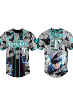 Texas Rangers x Jujutes Kaisen Infinite Void Baseball Jersey
