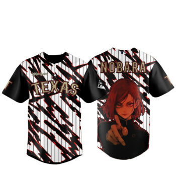 Texas Rangers x Jujutsu Kaisen Night 2026 Nobara Baseball Jersey