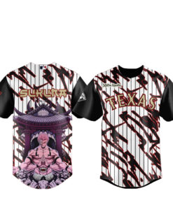 Texas Rangers x Jujutsu Kaisen Night 2026 Sukuana Baseball Jersey