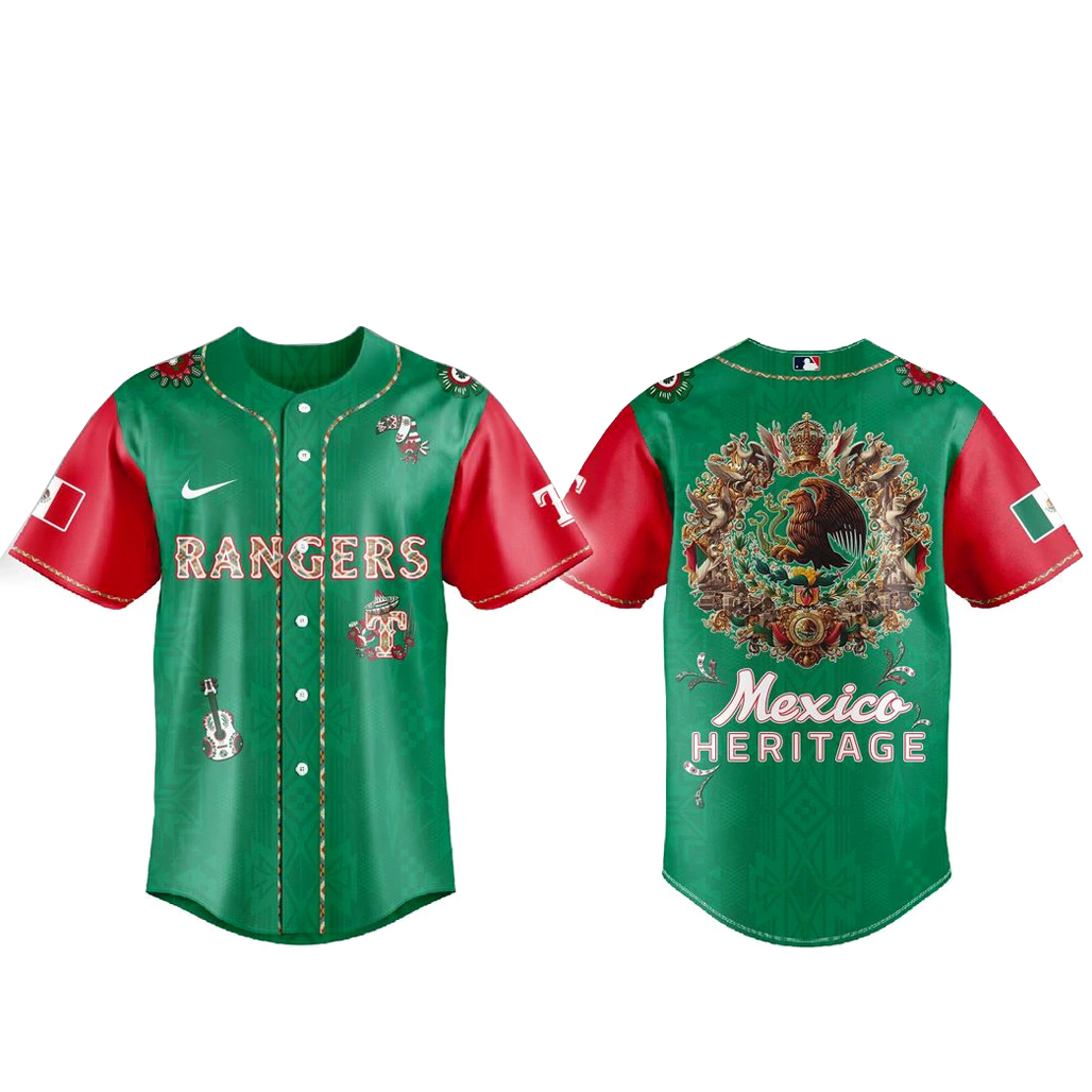 Texas-Rangers-x-Mexican-Heritage-Night-Baseball-Jersey.jpg Texas Rangers x Mexican Heritage Night Baseball Jersey