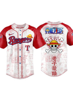 Texas Rangers x One Piece Night 2026 Game Baseball Jersey