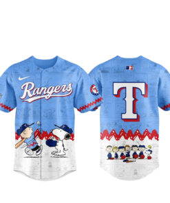 Texas Rangers x Peanuts Night 2026 Baseball Jersey