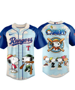 Texas Rangers x Snoopy 2026 Baseball Jersey