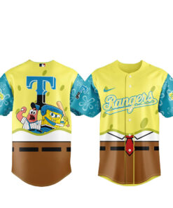 Texas Rangers x SpongeBob SquarePants 2026 Baseball Jersey