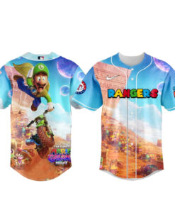 Texas Rangers x Super Mario Galaxy 2026 Baseball Jersey