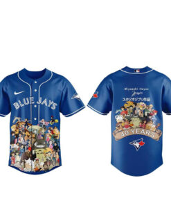 Toronto Blue Jays Miyazaki Hayao 40 Years Of Studio Ghibli 2026 Baseball Jersey