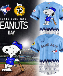 Toronto Blue Jays Peanuts Day 2026 Gameday Baseball Jersey