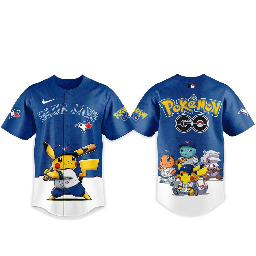 Toronto Blue Jays Pokemon Go Night 2026 Game Baseball Jersey Toronto Blue Jays Pokemon Go Night 2026 Game Baseball Jersey