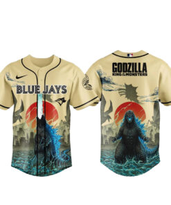 Toronto Blue Jays x Godzilla King of The Monsters Baseball Jersey