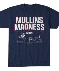 UConn Basketball Braylon Mullins Madness Shot Diagram T-Shirt