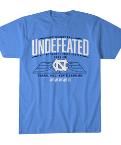 UNC Basketball Undefeated at the Dean E. Smith Center T-Shirt