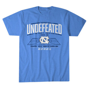 UNC Basketball Undefeated at the Dean E. Smith Center T-Shirt