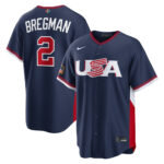 USA Baseball Alex Bregman Navy 2026 World Baseball Classic Road Stadium Baseball Jersey 1 USA-Baseball-Alex-Bregman-Navy-2026-World-Baseball-Classic-Road-Stadium-Baseball-Jersey.jpg