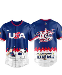 USA x Peanuts Baseball Team 2026 World Baseball Jersey