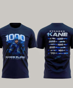 Vancouver Canucks 2026 Evander Kane’s 1000th Game Shirt