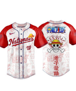 Washington Capitals x One Piece Night 2026 Game Baseball Jersey