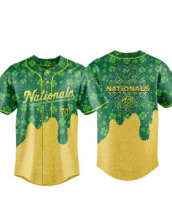 Washington Nationals Happy St Patrick’s Day 2026 Baseball Jersey