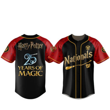 Washington Nationals Harry Potter 25 Years of Magic Game Night 2026 Baseball Jersey