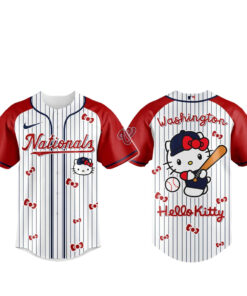 Washington Nationals x Hello Kitty 2026 And Sanrio World Baseball Jersey